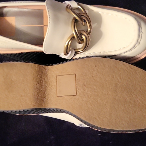 Dolce Vita White Loafers - Picture 3 of 4
